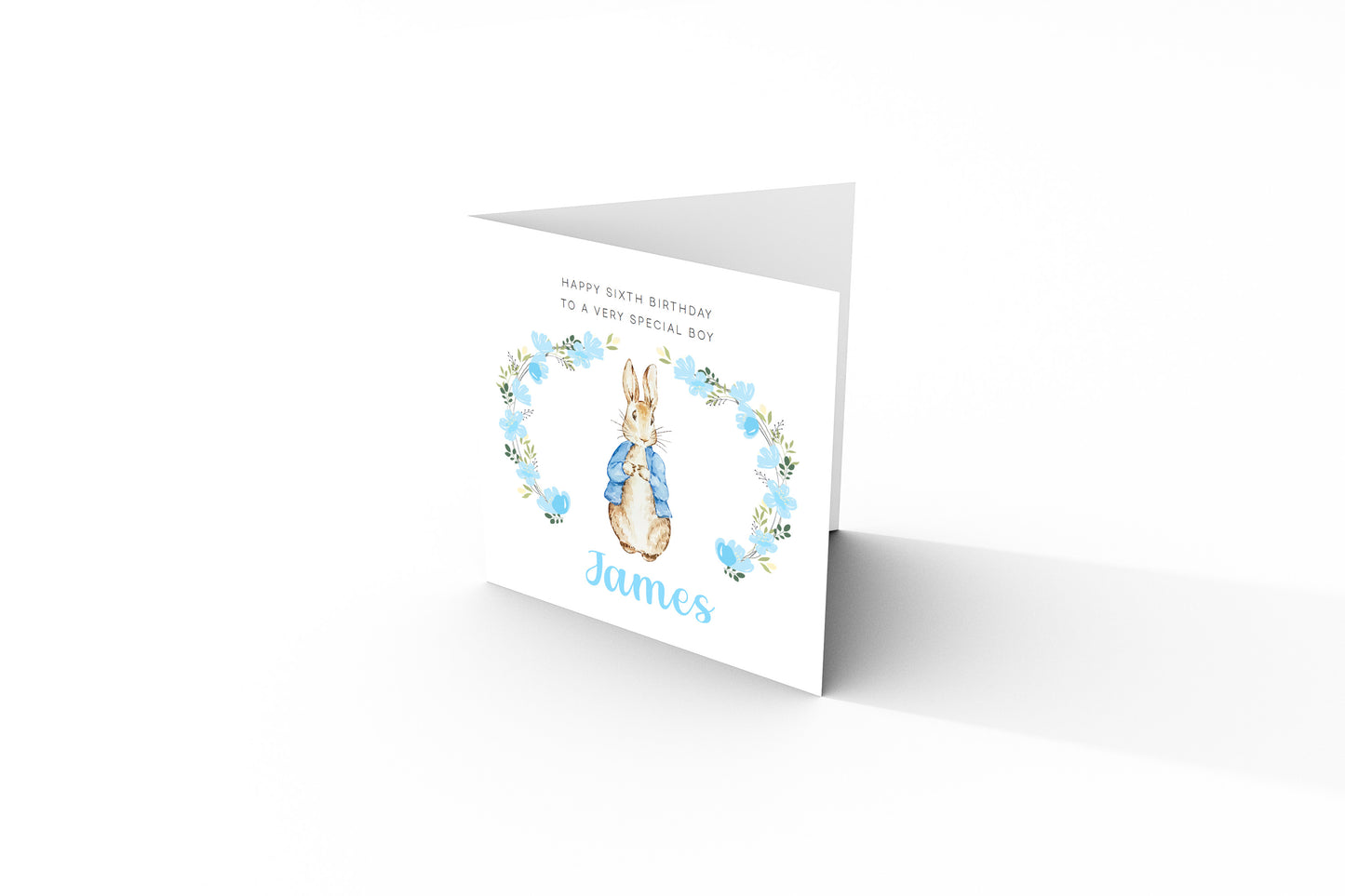 Personalised 6th Birthday Card for Girls – Elegant Minimalist Design with Custom Birthday, Name & Message - Age 6 Years Old Birthday Card for Kids Daughter Granddaughter Niece - Pink Envelope Included (Copy)