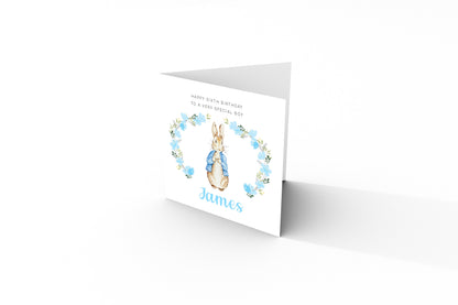Personalised 6th Birthday Card for Girls – Elegant Minimalist Design with Custom Birthday, Name & Message - Age 6 Years Old Birthday Card for Kids Daughter Granddaughter Niece - Pink Envelope Included (Copy)