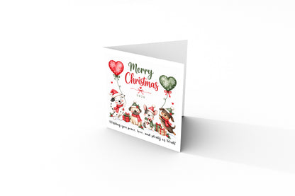 2026 Christmas Card – Cute Christmas Puppy Dogs