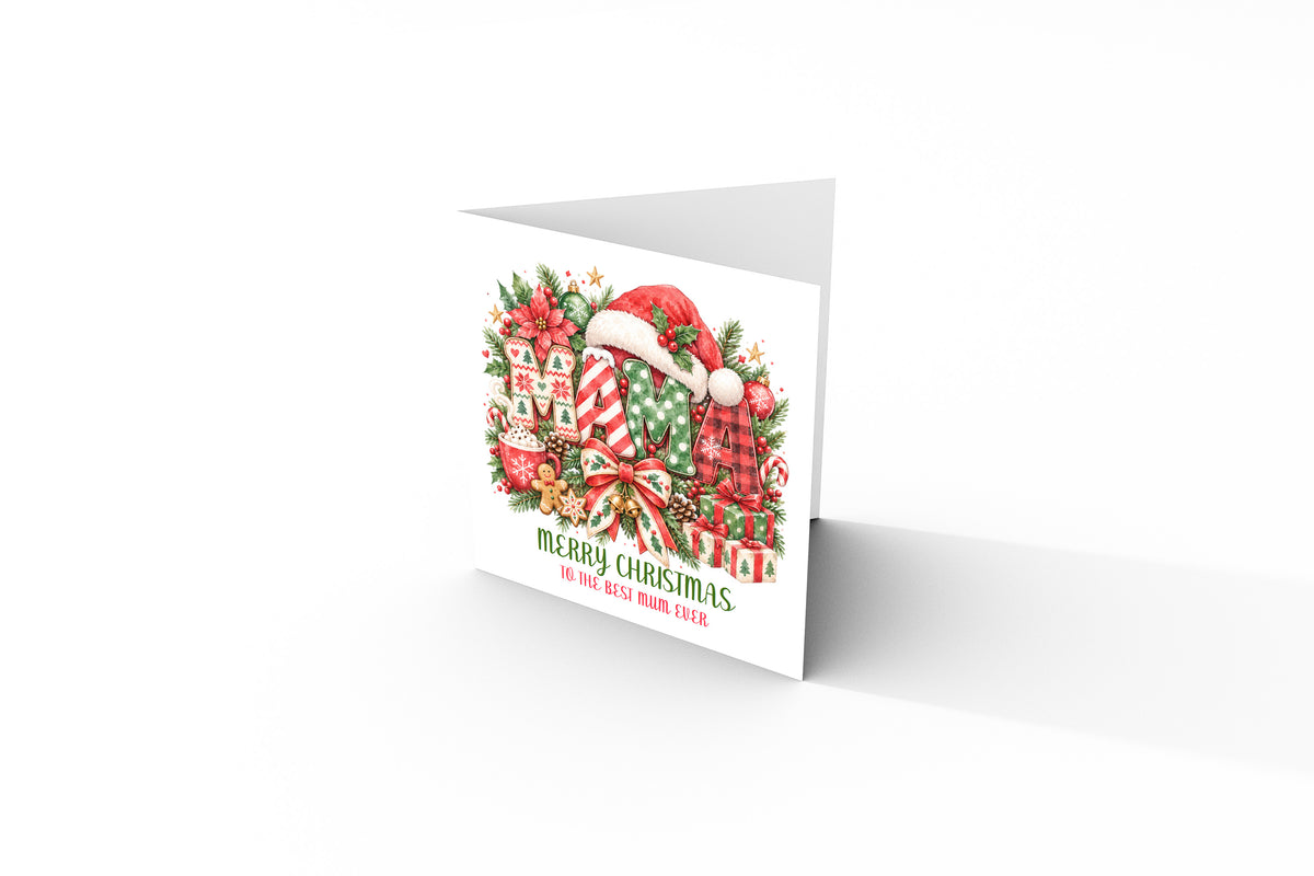 Christmas Card for Mum – Best Mum Ever