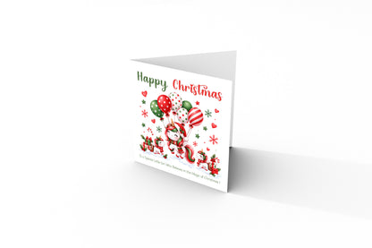 Magical Unicorn Christmas Card – Cute Christmas Card for Girls