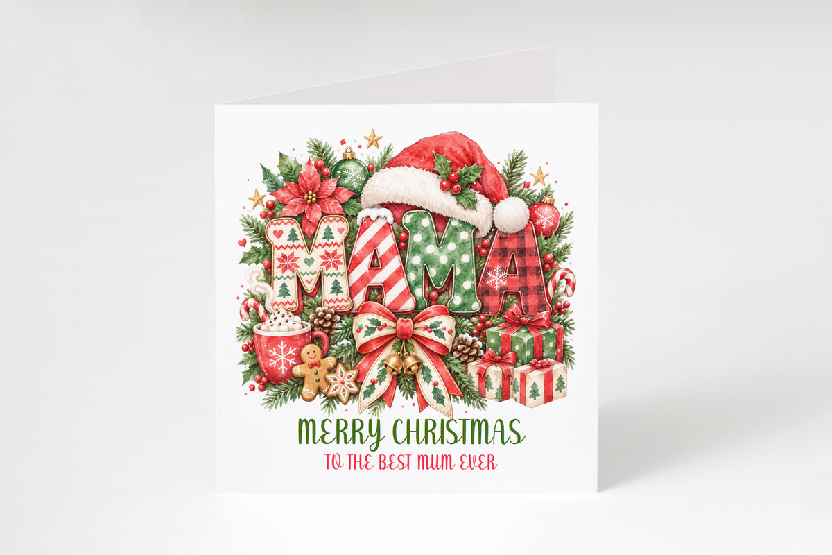Christmas Card for Mum – Best Mum Ever