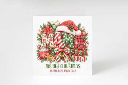 Christmas Card for Mum – Best Mum Ever
