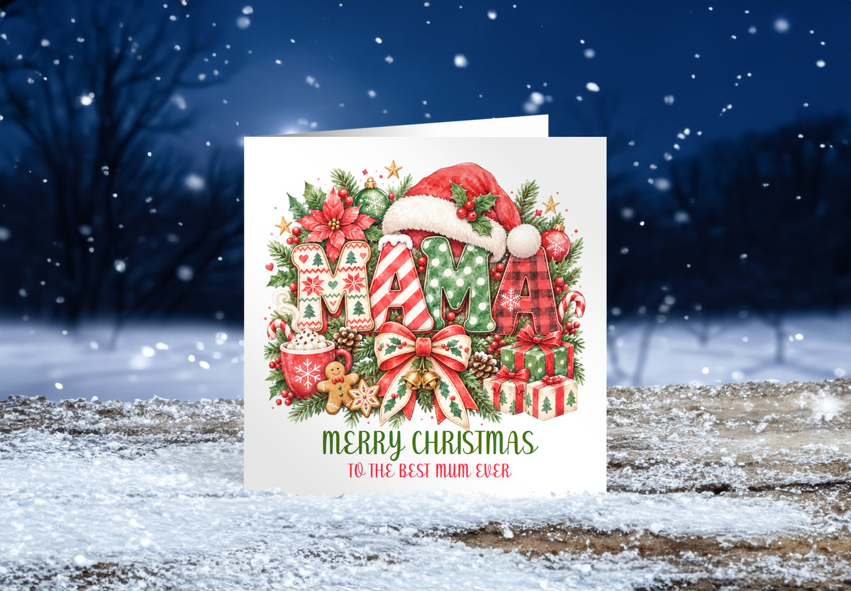 Christmas Card for Mum – Best Mum Ever