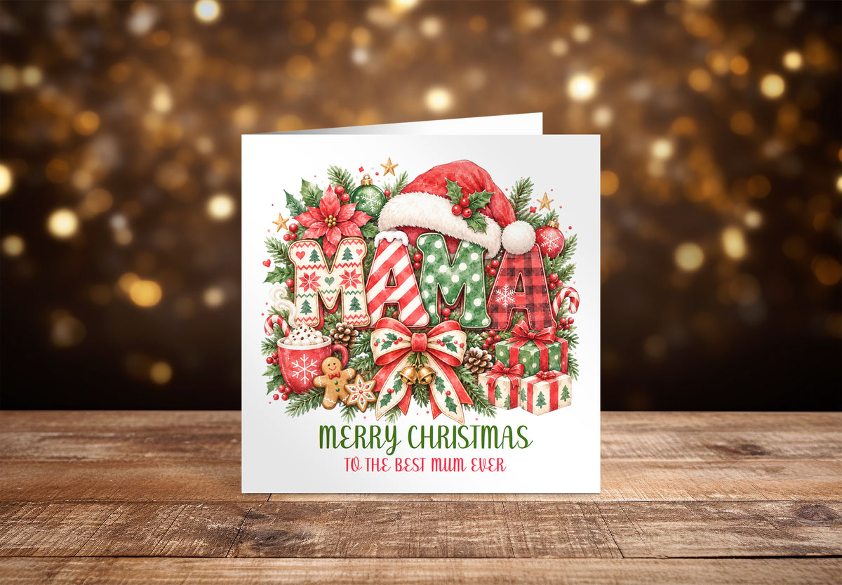 Christmas Card for Mum – Best Mum Ever