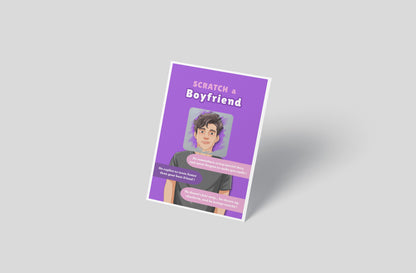 Scratch a Boyfriend - Novelty Scratch Card, Funny Gift for Women, Birthday, Secret Santa, Valentine - 2 Boyfriend Variations - Alternative to Grow Your Own Kits - Gift Envelope Included