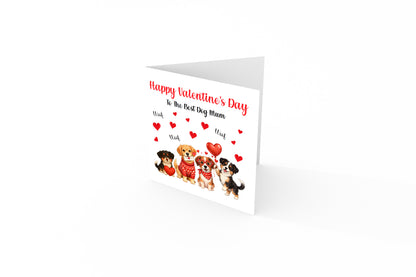 Valentine’s Day Card for Dog Dad or Dog Mum – Cute Puppy Valentine Card – Best Dog Dad Card & Best Dog Mum Card – Dog Lover Valentine’s Card from Fur Babies